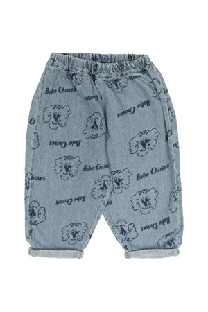 blue cotton trousers BOBO CHOSES KIDS | B126AB074.